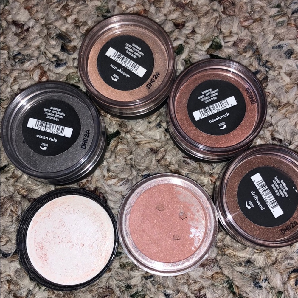 Bareminerals loose eye shadow bundle of 5 colors